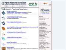 Tablet Screenshot of oandplibrary.org